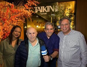 Taikin: Ney Suassuna e Donato Veloso elogiam novo restaurante japonês na Barra da Tijuca