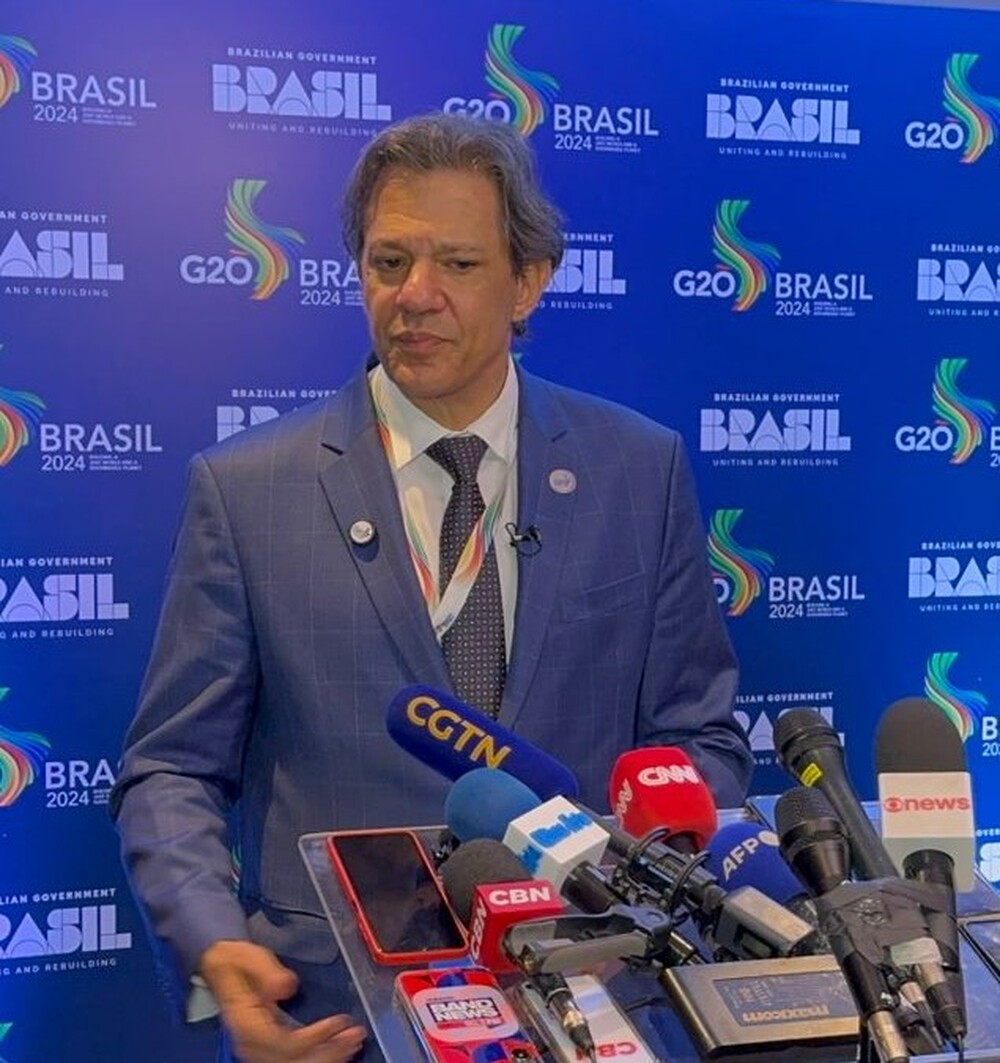 Declaração do G20 sobre tributação global será histórica, diz Haddad