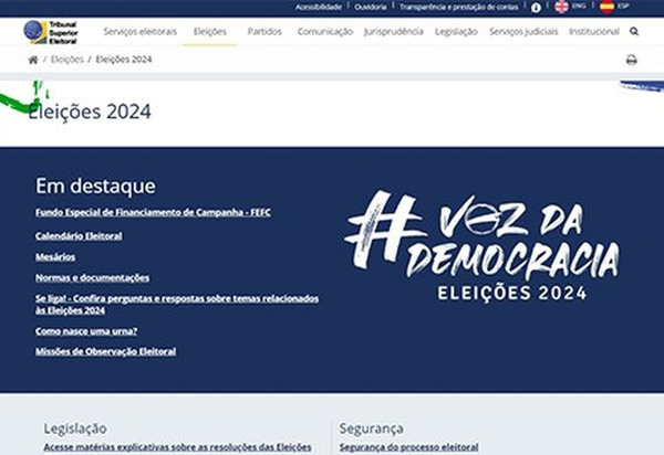 Conheça a página que reúne todas as informações essenciais sobre as Eleições 2024