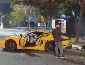 Delegado diz que motorista de Porsche que matou motociclista teve ‘ataque de fúria’