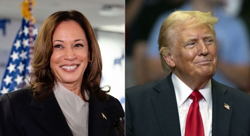 Kamala Harris lidera Trump nas pesquisas de intenção de Voto para 2024 nos EUA