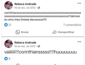 Não é o Flamengo! Internautas resgatam posts e revelam time de coração de Rebeca Andrade