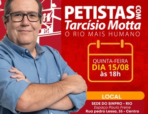 Lançamento da Frente Petistas com Tarcísio: Esposo da Presidente Nacional do PT Lindbergh Farias convoca citando Lula