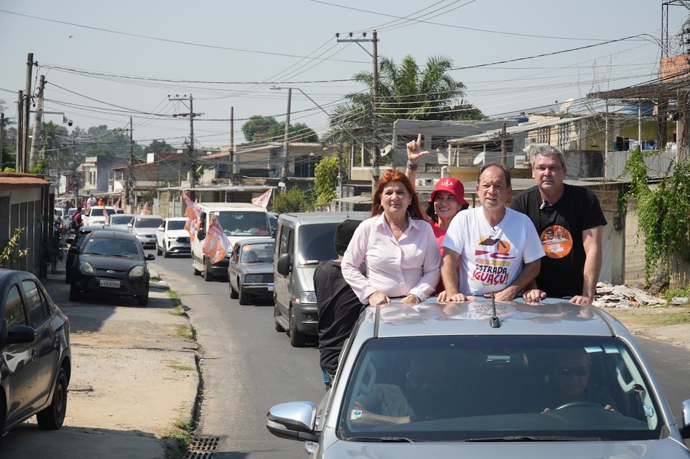 Asfalto Fervendo: Candidatos apostam em carreatas política para sacudir Nova Iguaçu