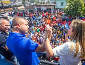 Belford Roxo em Marcha: Matheus do Waguinho Inicia Campanha com Multidão nas Ruas