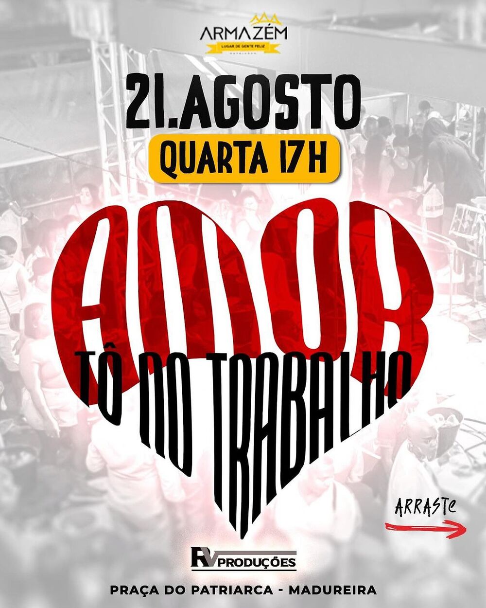 Tô no Trabalho Amor!! O samba da melhor qualidade de Madureira. 