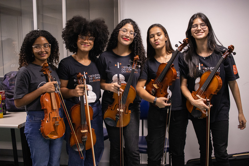 A Escola de Música da Rocinha promove mais uma edição do ‘Missão, Música e Sociedade’ em São Conrado, RJ