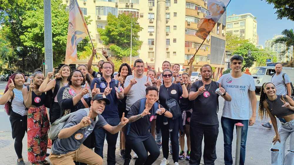 Marcelo Queiroz promove meia-maratona de panfletagem do Leblon à Lapa