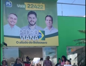 Protesto em Inhoaíba: Pedro Viana candidato a vereador do PL é acusado de calote por cabos eleitorais