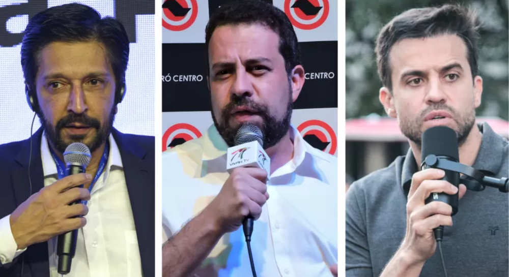 Datafolha divulga pesquisa para prefeitura de SP: Boulos lidera com 23%, seguido por Marçal com 21%, e Nunes, com 19%