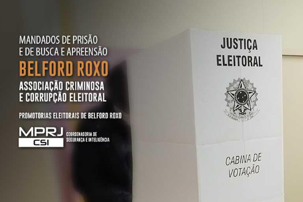 MPRJ cumpre mandados de prisão e de busca e apreensão contra Dinho Resenha candidato a vereador de Belford Roxo e policial militar