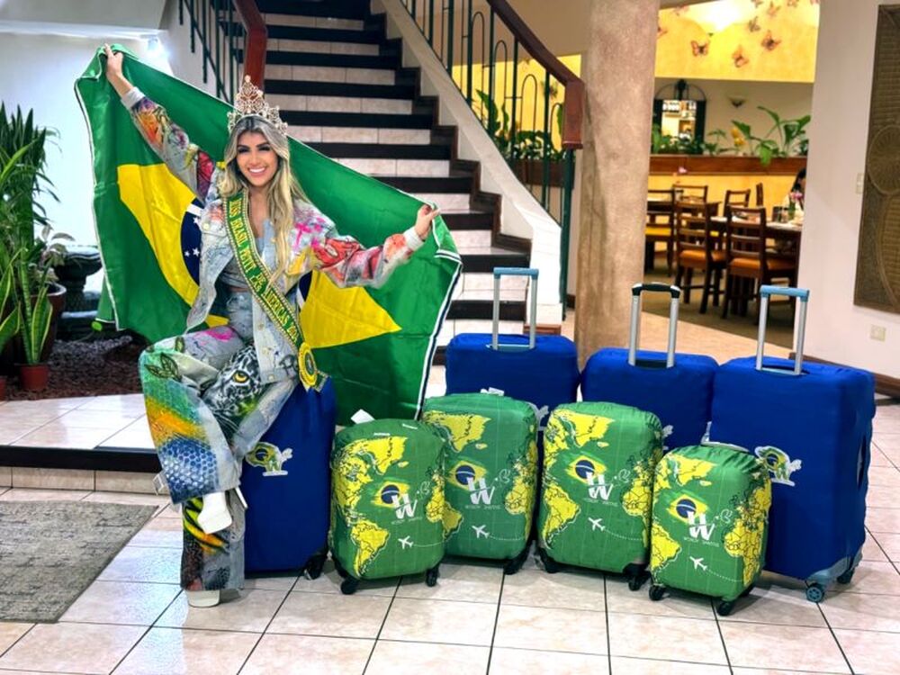 Wendy Dantas chega a Costa Rica para representar o Brasil