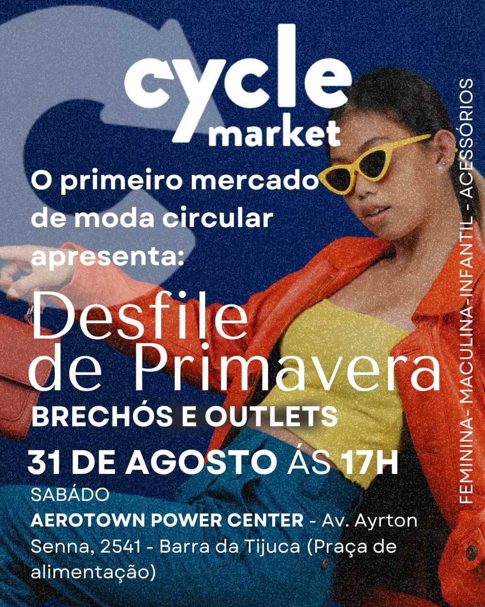 Venha se surpreender com as últimas tendências e conhecer marcas incríveis que fazem parte da CycleMarket.