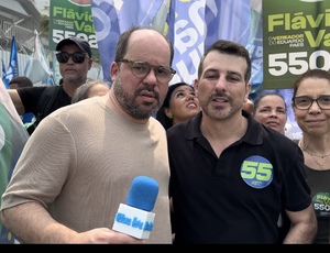  Daniel Soranz lidera multidão em Copacabana em Apoio a Eduardo Paes e à Saúde Pública