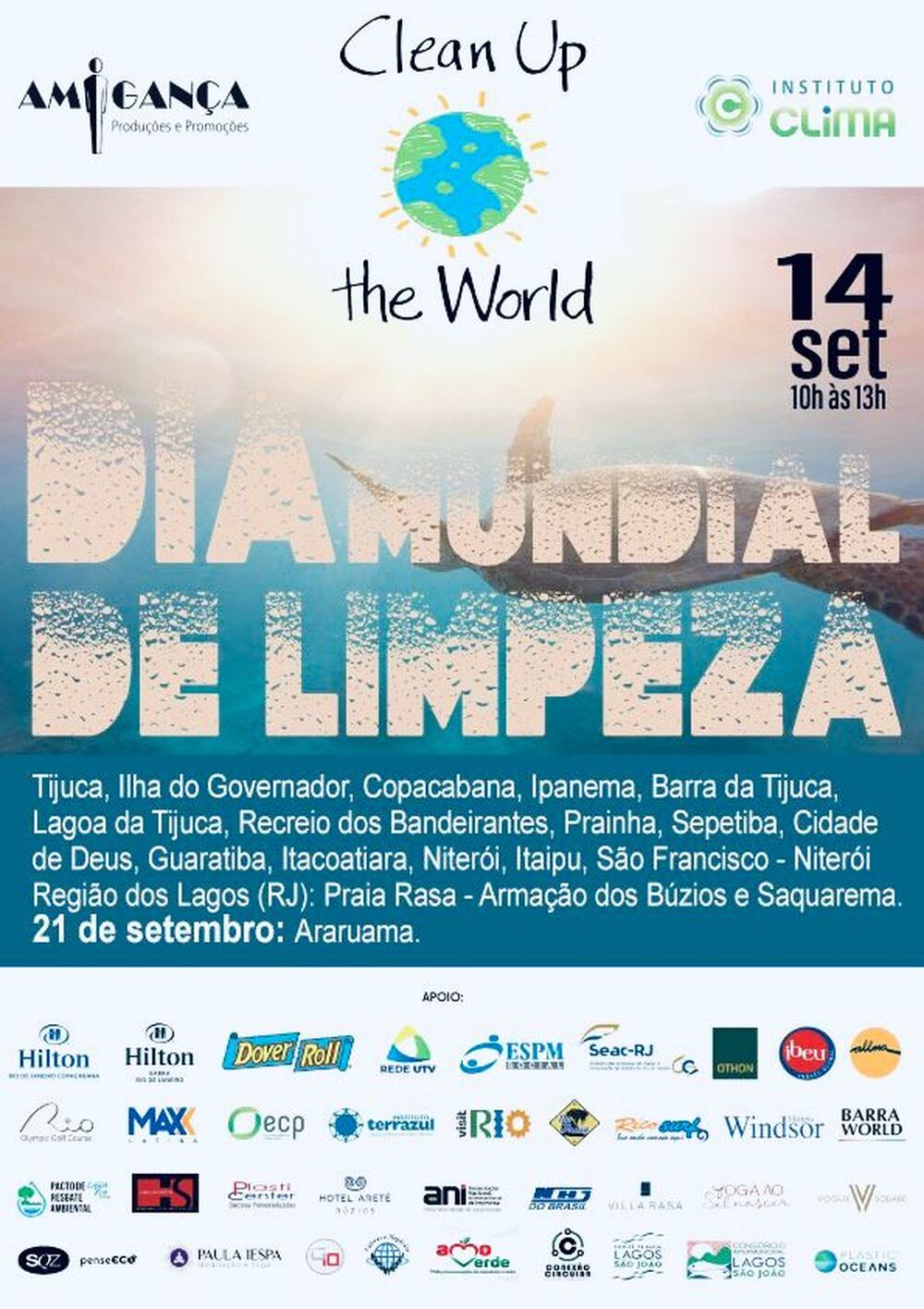 Evento Clean Up The World 2024 / Limpeza do Mundo