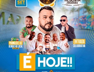 O Samba em nosso lar recebe a Resenha de Madureira nesta sexta-feira dia 13 o melhor pagode de sexta da Praça Patriarca.