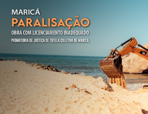 MPRJ requer suspensão de obras no canal na praia do Recanto de Itaipuaçu, em Maricá