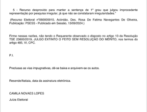 Itatiaia: Pesquisa Prefab que dava vitória ao candidato Dudu e foi impugnada por Partido, é confirmada como valida para justiça Eleitoral