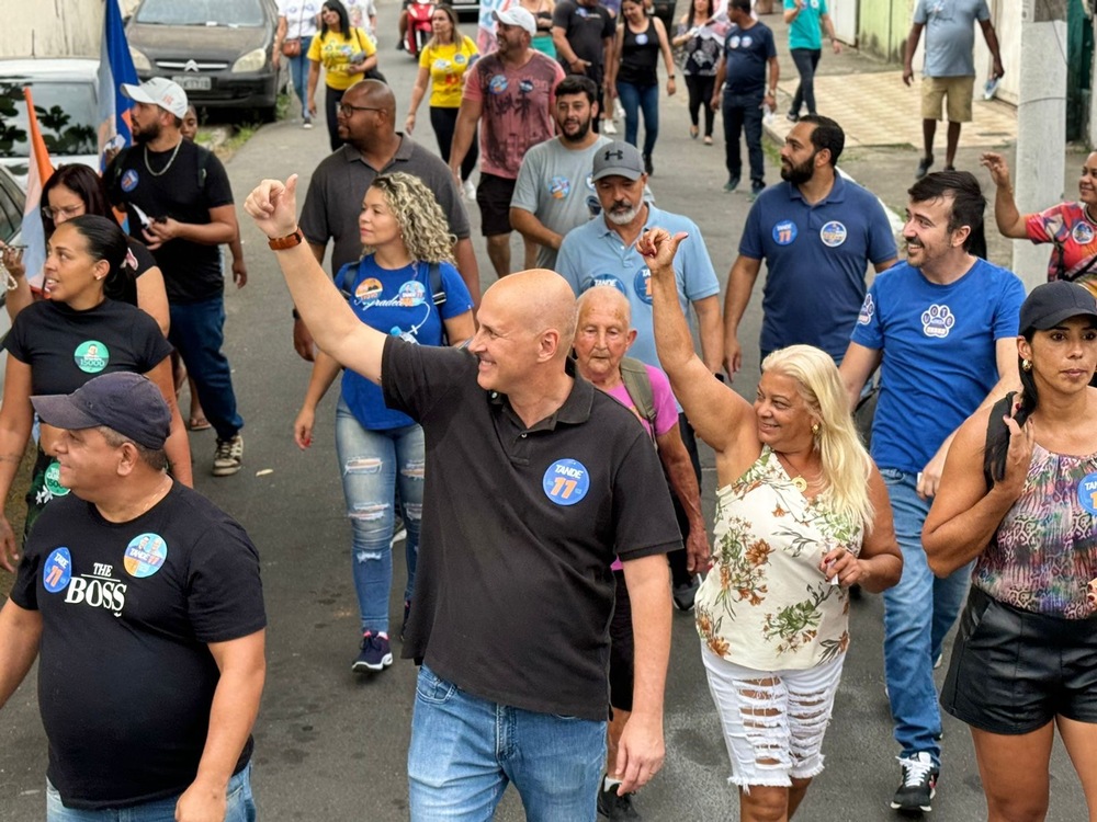 Fim de semana de caminhadas do candidato Tande com a população resendense