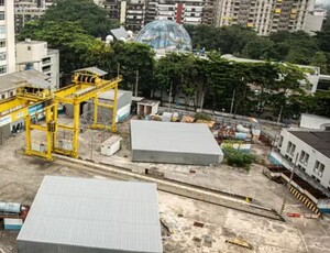 Claudio Castro anuncia retomada da  obras da estação Gávea do metrô do Rio estação Gávea