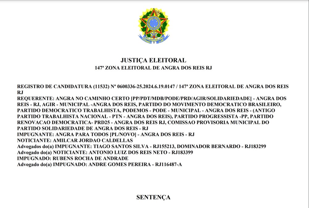 O juiz que abalou a eleição em Angra: Decisão polêmica barra candidato a vice-prefeito