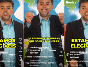 Véspera de Eleição em Nova Iguaçu: Justiça manda Jacaré tirar vídeo do ar dizendo que ele é elegível e chamando adversários de corruptos