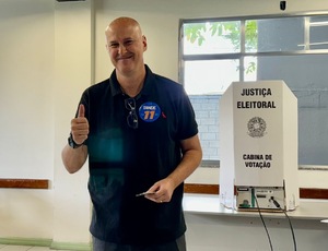 Tande vota em Resende e agradece carinho recebido pela população durante a campanha eleitoral