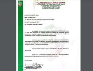 Edital - FLUMINENSE ATLÉTICO CLUBE