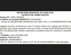 R$ 56 milhões: Contrato milionário com a Intereventos: O que a prefeitura do Rio tem a esconder? Vereadores investigam