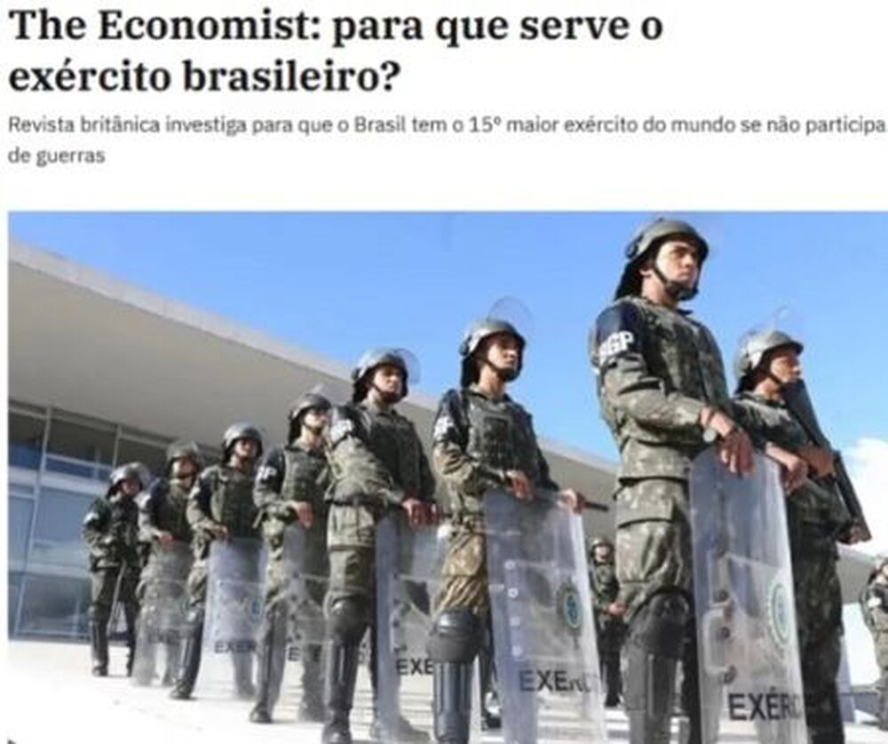 Para que Serve o Exército Brasileiro? A Polêmica em The Economist