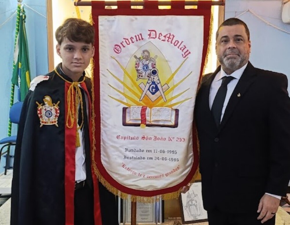 Capítulo DeMolay de São João realiza iniciação de novos jovens