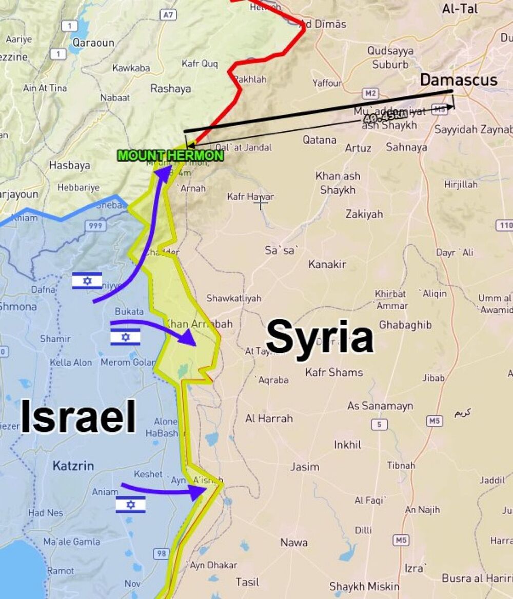 Israel toma o Monte Hermon e intensifica ataques na Síria: impacto estratégico, perdas iranianas e alvos militares