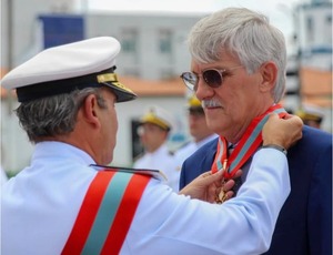 Paulo Hansen, presidente da Soamar/AL, é homenageado com a medalha Ordem do Mérito Naval