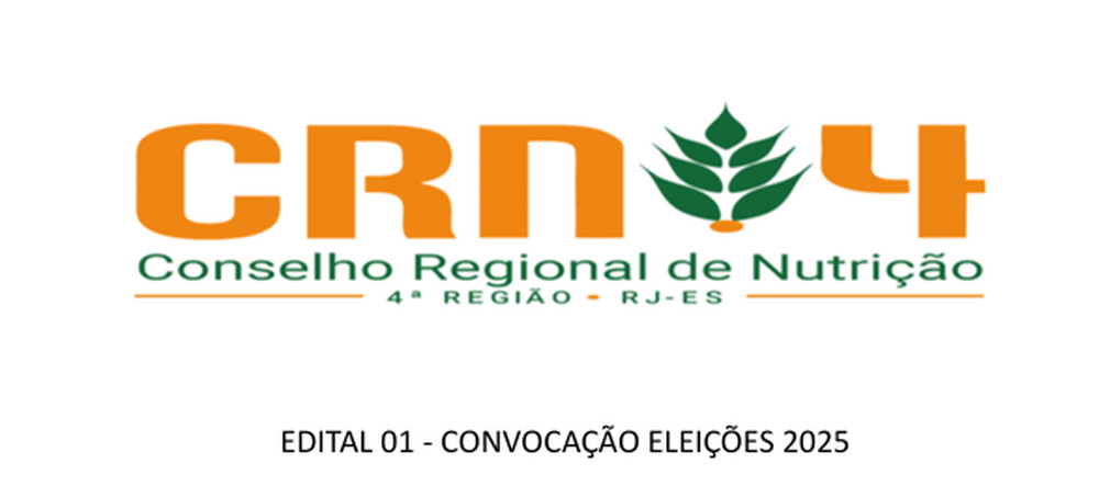 EDITAL 01 - CONVOCAÇÃO ELEIÇÕES 2025 do CRN/4