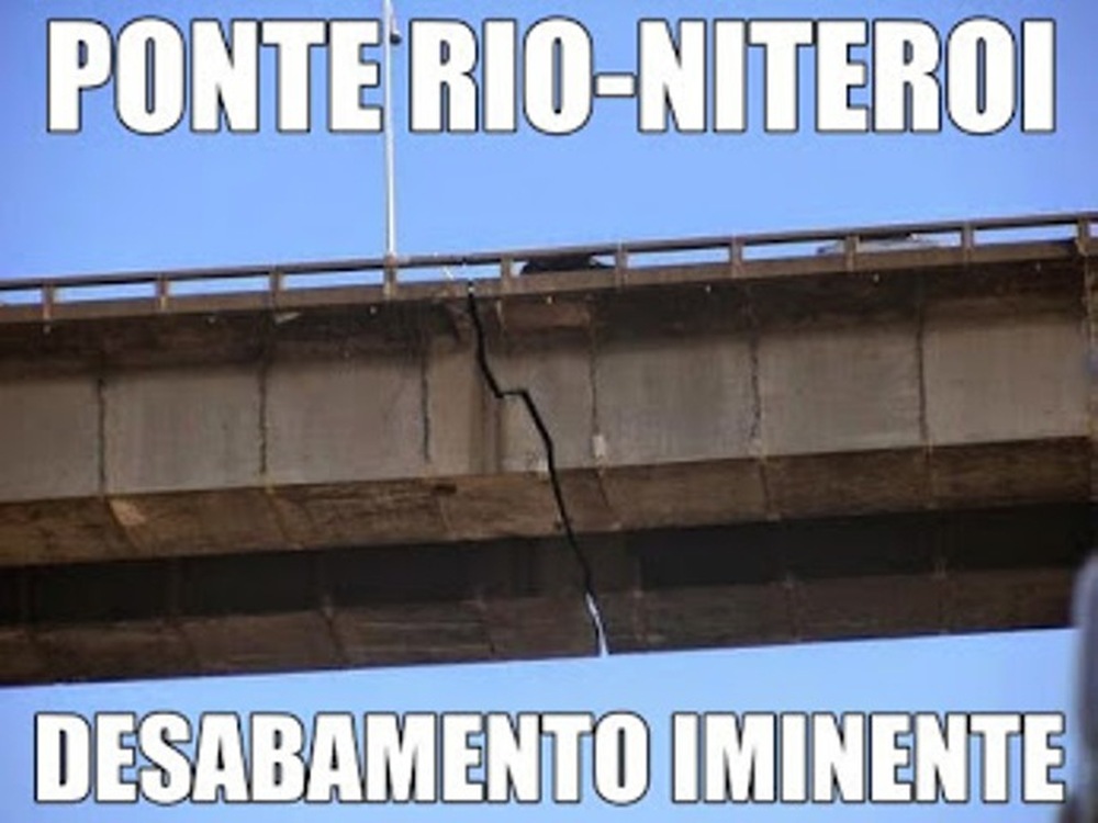 Desabamento da Ponte Rio-Niterói, o fake mais antigo do Rio de Janeiro assusta e revolta desavisados há mais de 10 anos, volta as redes nesse fim de ano