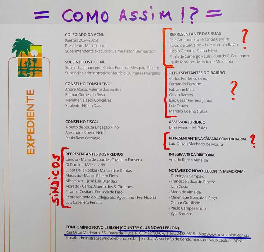 CASO NOVO LEBLON NA BARRA: Limites entre condomínio residencial e a extorsão a liberdade individual e as garantias jurídicas