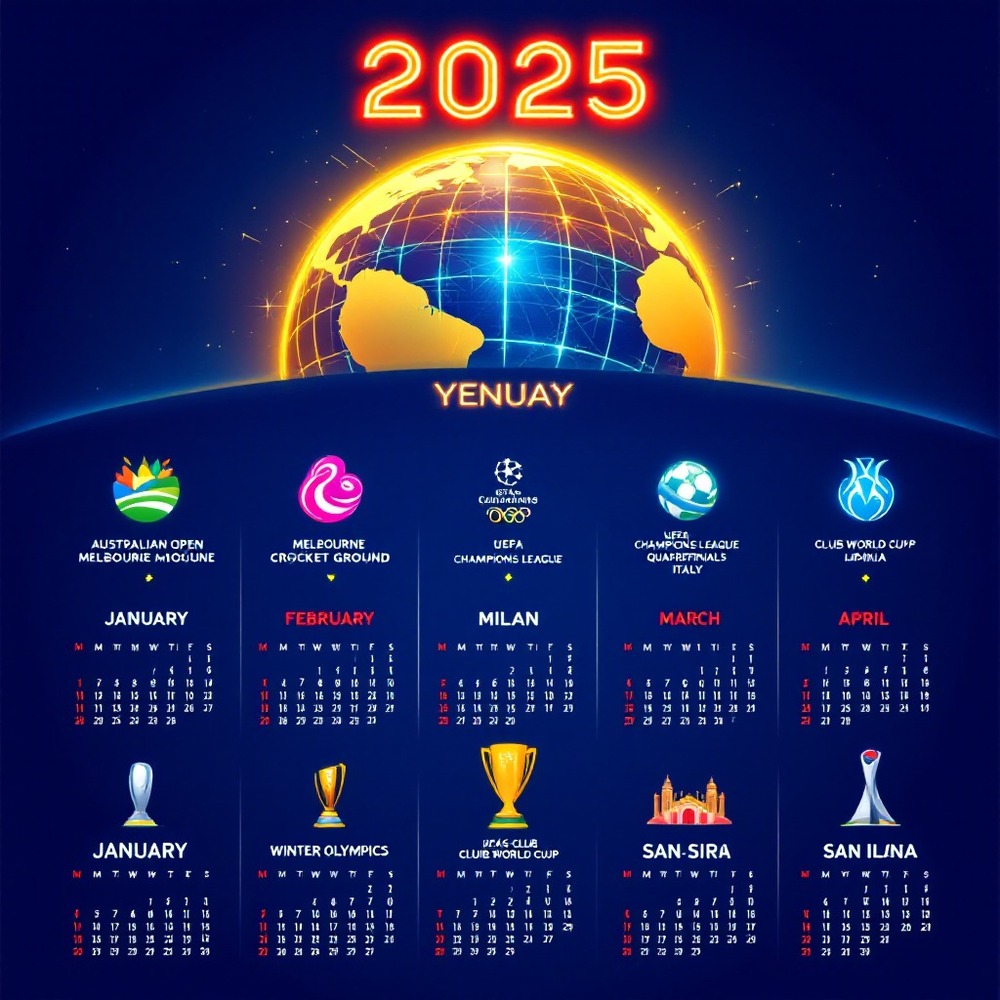 Calendário do esportede 2025 e Copa do Mundo de Clubes