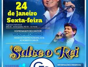 Grajaú recebe show-tributo a Roberto Carlos