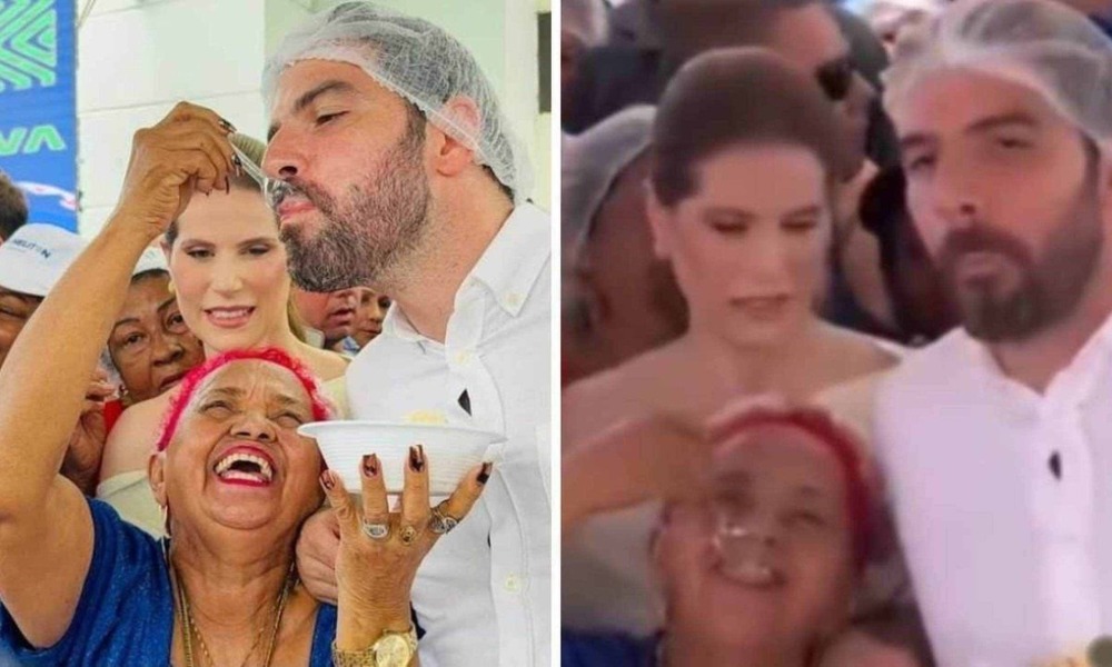 Vídeo: prefeito é alimentado por erveira e gera memes no aniversário da cidade