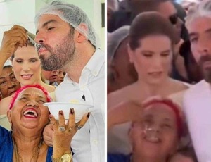 Vídeo: prefeito é alimentado por erveira e gera memes no aniversário da cidade