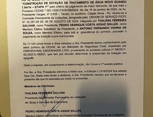 Sede de Transparência: Licitação da Cedae para Megaprojeto Hídrico do Rio de 1,6 bilhões é Suspenso pela Justiça