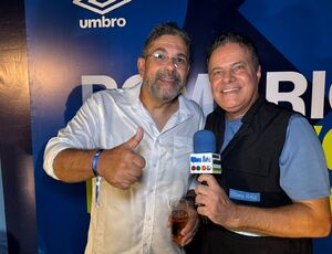 João Guilherme participa da festa de lançamento do Romário tv progrema De Cara, Com o Cara,