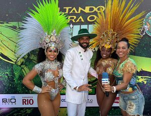 Evelyn, Gaby e Jonathan Celebram a Tradição na Feijoada da Mocidade no Campo Olímpico de Golfe