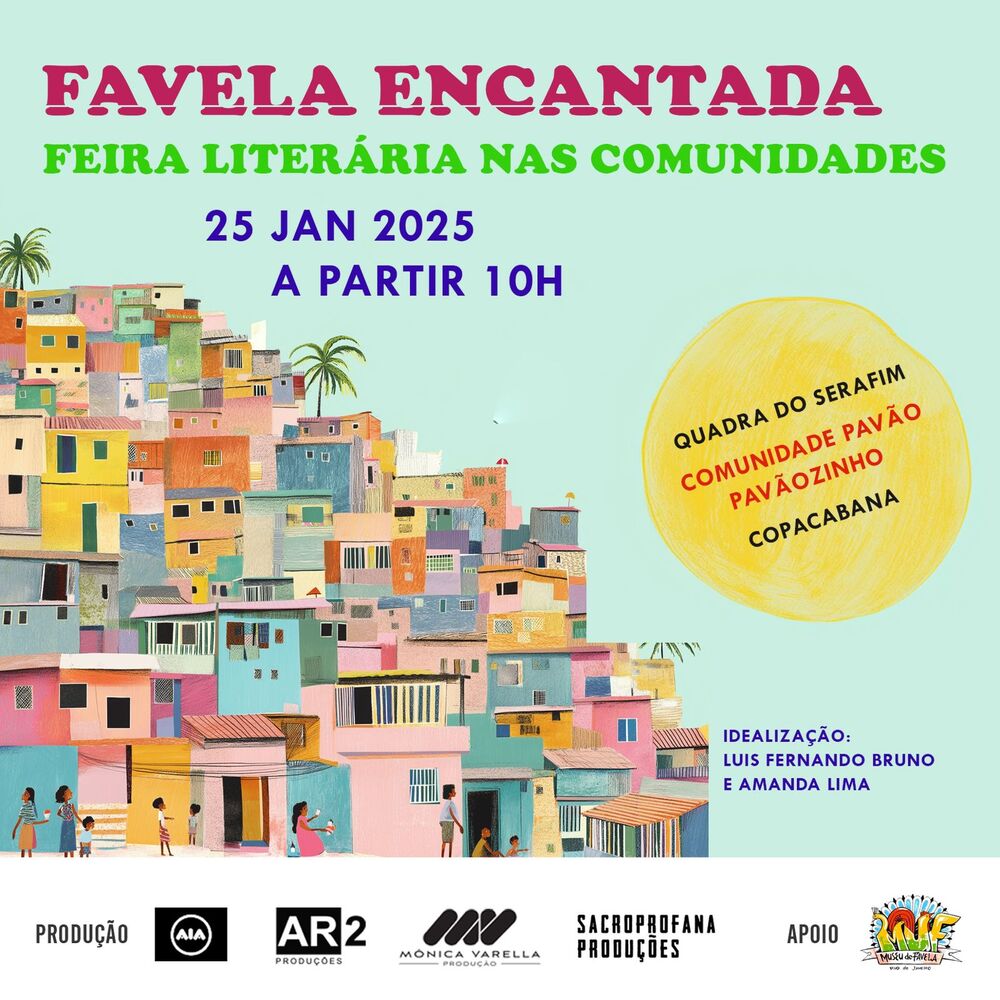 Favela Encantada: Feira literária para crianças movimenta comunidades do Rio