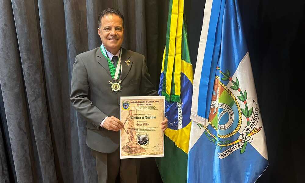 ABRASCI homenageia Oscar Müller com a “Medalha Veritas et Justitia Sobral Pinto” em cerimônia solene