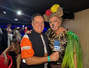 David Brasil expressa sua emoção e orgulho em participar do desfile da Grande Rio, especialmente por representar um enredo tão rico e significativo.