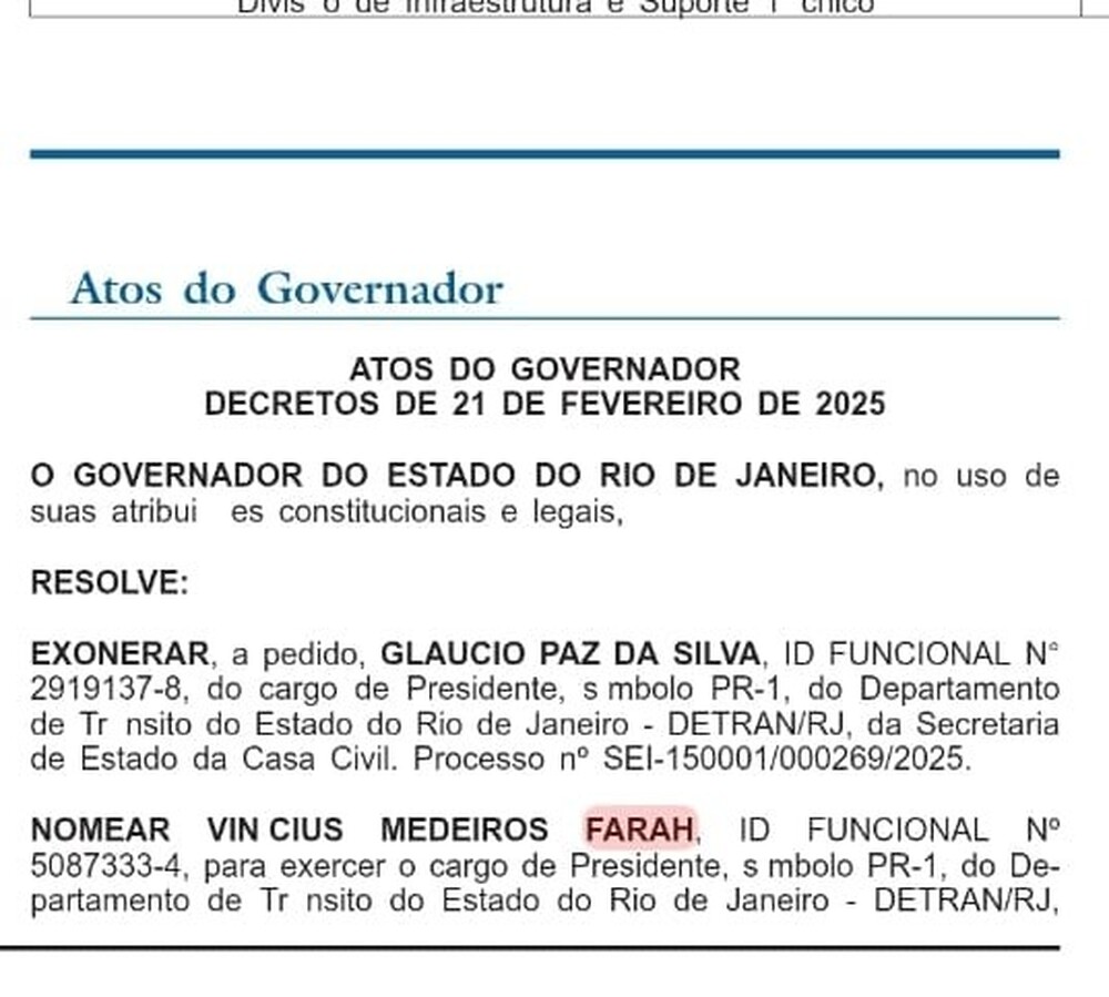  Reviravolta no Detran: Ex-Secretário e Ex-Presidente Vinícius Farah assume em Meio a Polêmicas!