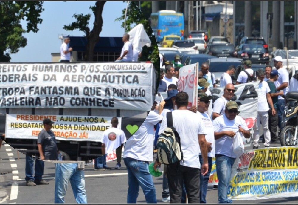 Milico fantasma? Ex-Militares da Marinha e da Aeronáutica batem de frente por direitos!