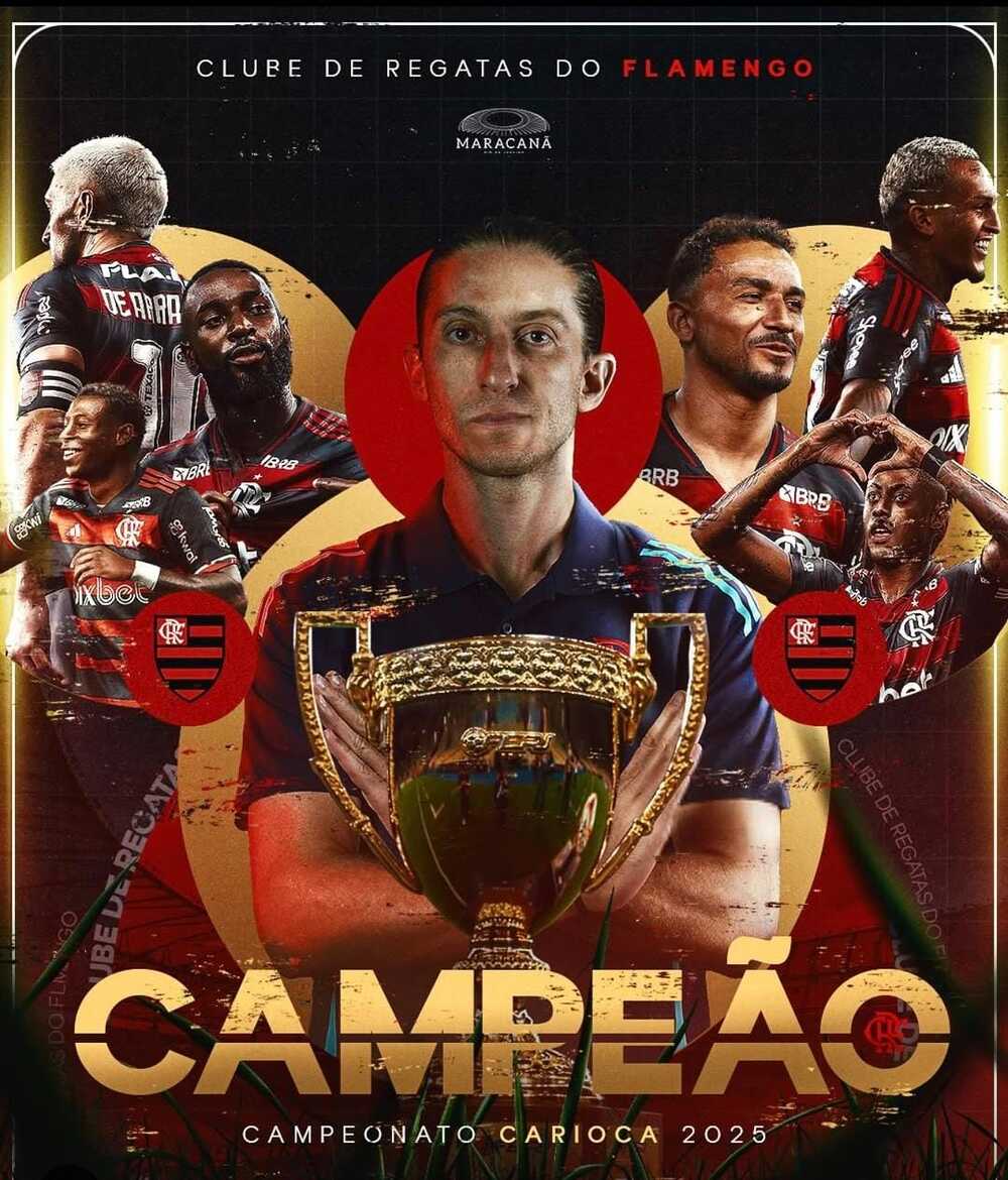 Flamengo detona com Fluminense e é bicampeão carioca