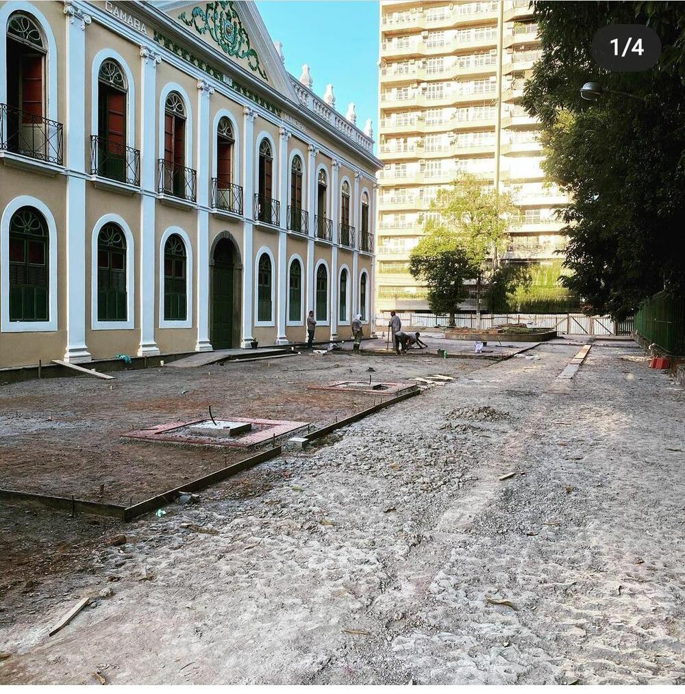 Obras do Palácio Barão de Guapy entram em fase final 